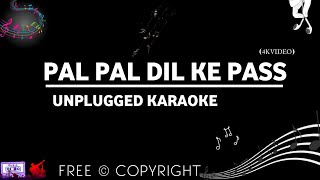 Pal Pal Dil Ke Paas (4K Track) | Kishor Kumar| Unplugged Karaoke With Lyrics | Musical Heartbeat |