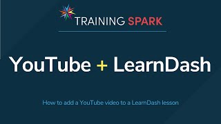 How to add a YouTube video to a LearnDash lesson