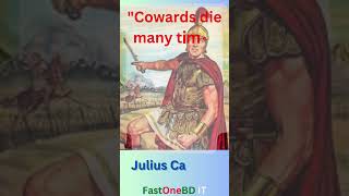 "Julius Caesar: Conqueror of Nations, Master of Words"...