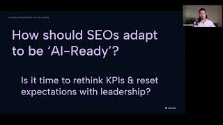AI-Ready SEO: Optimizing for Meaning, Not Keywords Webinar