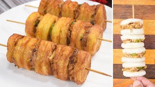 Chicken Bread Sticks an Easy to make Snacks Recipe