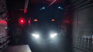 [首班車過後回復平靜] 港鐵東鐵綫現代列車 R-Train D016/D018 金鐘站始發至九龍塘站