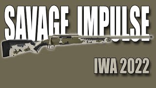 SAVAGE IMPULSE STRAIGHT PULL RIFLE - B22 MDT - New hunting rifle - Iwa Outdoor Classic 2022