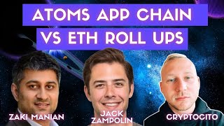 COSMOS APP CHAINS vs Ethereum ROLL UPs Which is Better? $ATOM vs $ETH