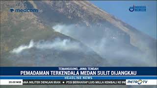 Amuk Api Di Ketinggian Gunung : Pemadaman Karhutla Gunung Sindoro Terkendala Medan Yang Sulit