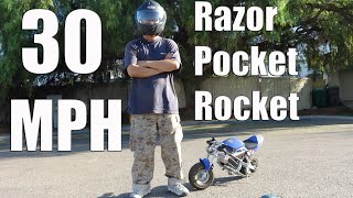 From 24V to 60V upgrade: Razor Pocket Rocket Electric motorbike