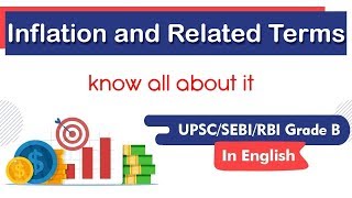 Inflation and Related Terms explained for UPSC, SEBI, RBI Grade B exams