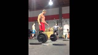 245lb / 111kg. snatch for 2 and almost 3 reps