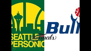 1979 NBA Finals Game 1 - Seattle Supersonics vs Washington Bullets