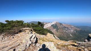 Thassos - on top of Peak Ypsario Varful Ypsario