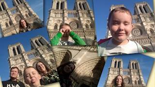Katedra Notre Dame przed pożarem, Paryż, Francja, Sekwana, podróże, video & foto