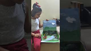 School project Animal Habitat Diorama