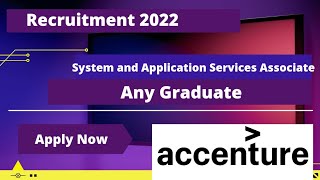 Accenture Off Campus Drive For 2022 Batch | Accenture Recruitment 2022 | Accenture Hiring 2021 Batch