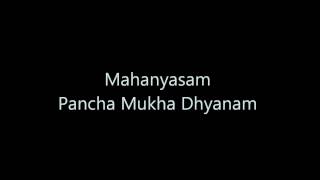 Mahanyasam - Pancha Mukha Dhyanam (R1 DSB)