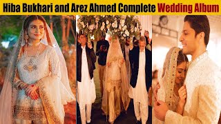 Hiba Bukhari and Arez Ahmed Complete Wedding Album
