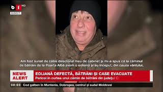 EOLIANĂ DEFECTĂ. BĂTRÂNI ȘI CASE EVACUATE_Știri B1TV_26 dec. 2024