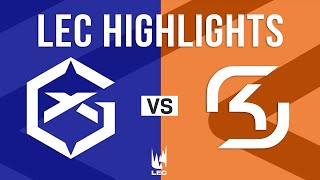 GX vs SK Highlights | LEC 2025 Winter Split Week 1 Day 1 | GIANTX vs SK Gaming