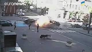 CCTV: Explosion that killed Ukrainian journalist Pavel Sheremet