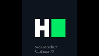 HackerRank The Sock Merchant Challenge using JavaScript