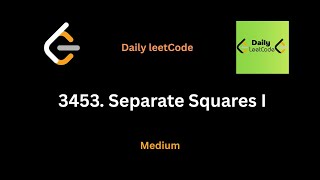 3453. Separate Squares I