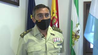 Visita del Subdelegado de Defensa a Nerva