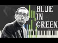 Bill Evans Trio - Blue In Green (Jazz Piano Synthesia + Double Bass)