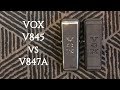 VOX V845 vs V847A Wah Comparison