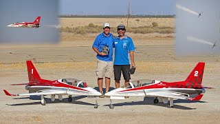 Giant Scale RC ViperJet Formation Flight - Best in the West Jet Rally