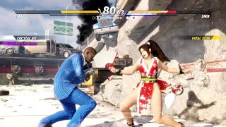 【DOA6】不知火舞vsザック　デッド オア アライブ6　DEAD OR ALIVE 6　Mai Shiranui