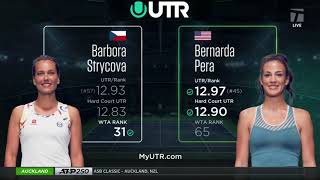 Adelaide: Strýcová vs. Pera | UTR Preview on Tennis Channel Live