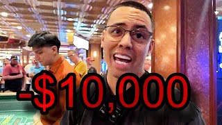 I made a big mistake on the Craps table