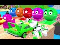 long slide game with mcqueen lamborghini ferrari chevrolet police cars 3d vehicles challenge