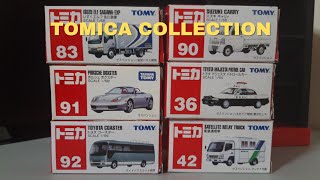 TOMICA COLLECTION No 36.42.83.90.91.92