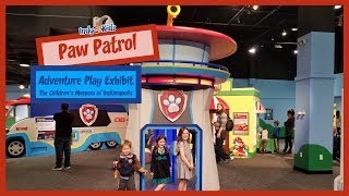 A PAW PATROL MUSEUM EXHIBIT??!?! Tour of PAW PATROL: Adventure Play | Sneak Peek Before it Opens