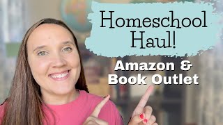 BIG Homeschool Haul 2021 || Amazon and Book Outlet Homeschool Haul