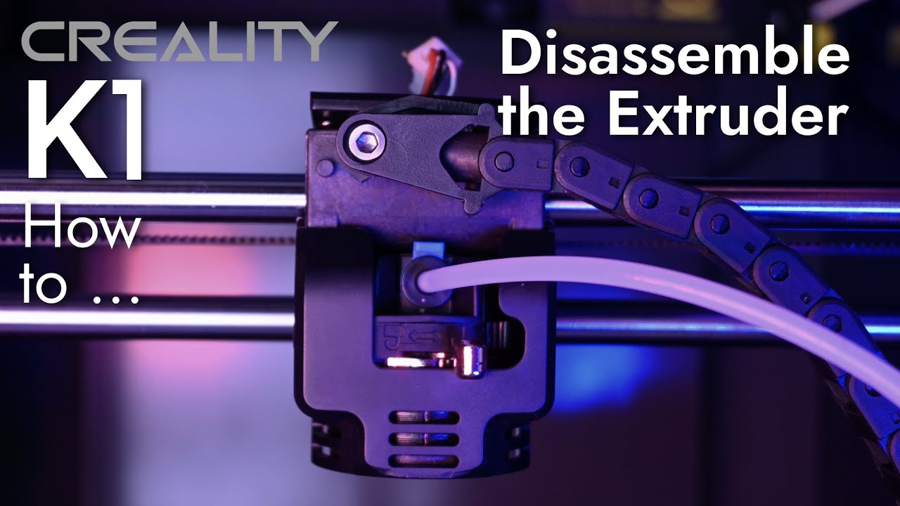 K1 Extruder Disassembly ... How To Creality K1 - YouTube