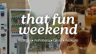 weekend in Tokyo: Harry Potter Plaza + Akihabara, dinner at Ginza & 711 in Asakusa