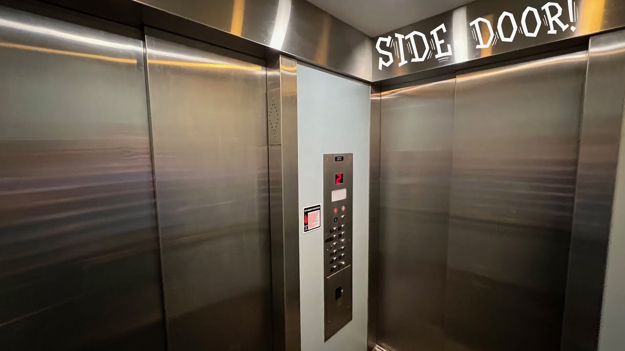 Interesting Long Elevator At A Parking Garage In Springfield IL With A ...