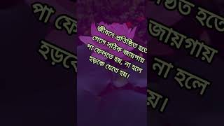 জীবনে প্রতিষ্ঠিত হতে গেলে .../Motivational Quote in Bangla #motivation #motivationalwords #quotes