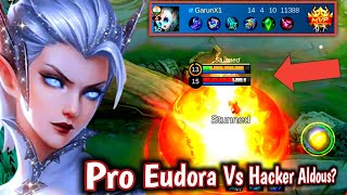 This Eudora Destroying Pro Pharsa But her Gangster Bf Aldous  mad And challenge Eudora Mlbb