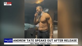 ‘I maintain my absolute innocence’: Andrew Tate released from prison