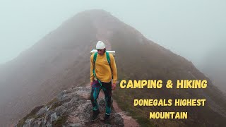 Camping and hiking Donegals highest mountain