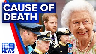 Official cause of Queen’s death released | 9 News Australia