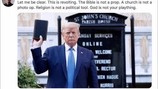 Phone call message Rev. Mariann Budde and Trump