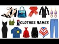 Kids vocabulary - Clothes - clothing - Learn English for kids - English educational video