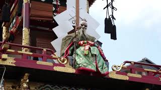 秋の高山祭「八幡祭」仙人台と屋台蔵