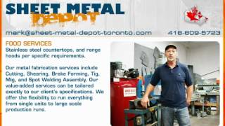 Sheet-metal-depot-toronto.com | Food Industry Services, Stainless steel countertops