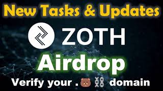 New Task ZOTH Airdrop Guide Step by Step | Get Free Bear Domain