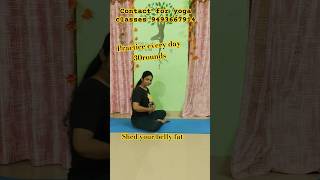 బెల్లీ ఫ్యాట్ బర్నింగ్ #weightloss #bellyfatloss #yogawithaswini