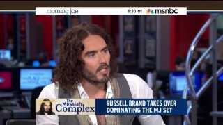 Russell Brand Shows MSNBC [HD] How a Guest Should be Interviewed